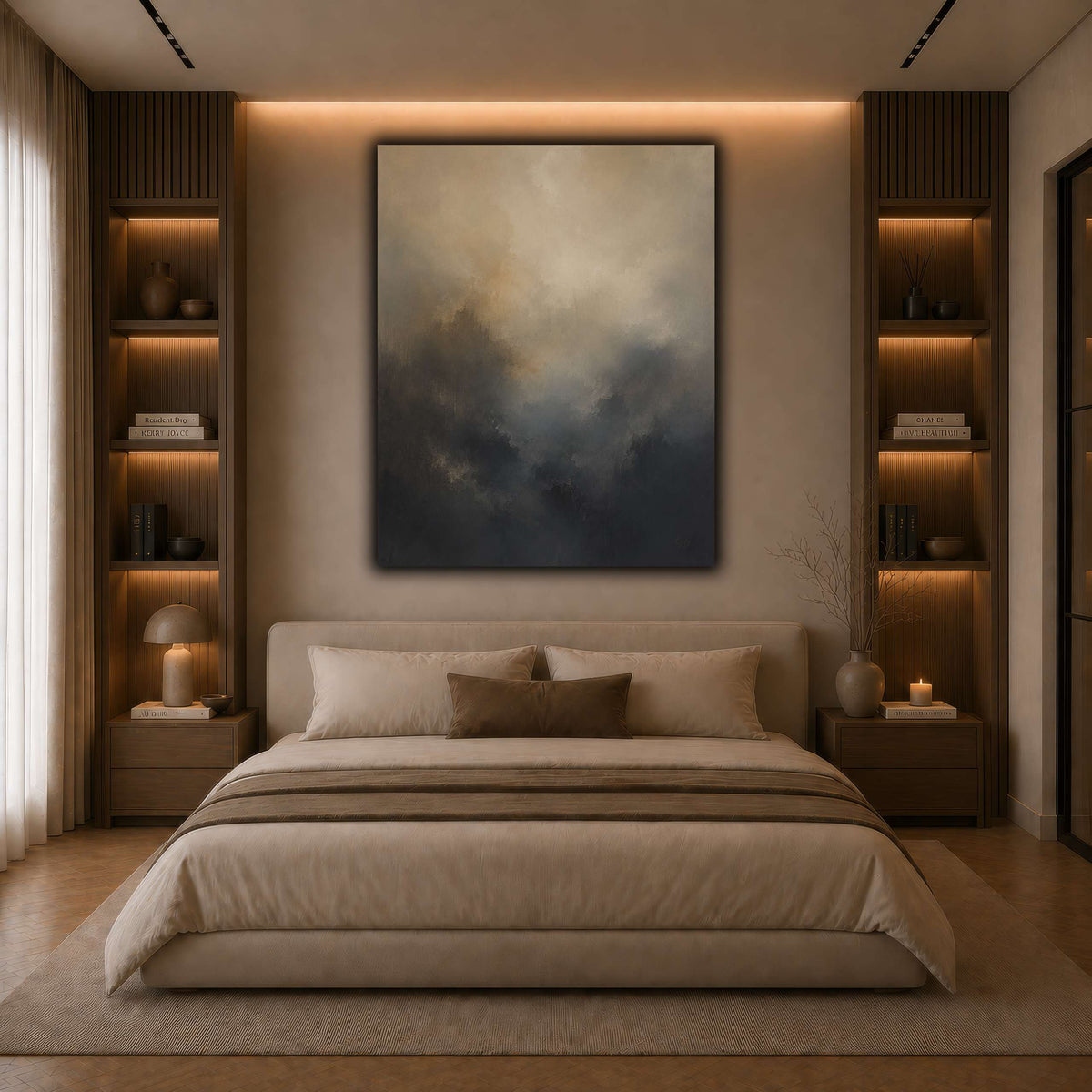 Soft Dusk dark neutral-bedroom