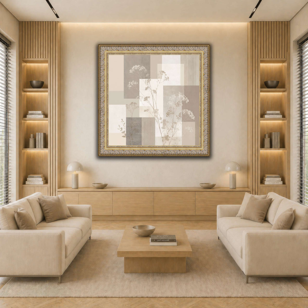 Soft Geometry light neutral-living room