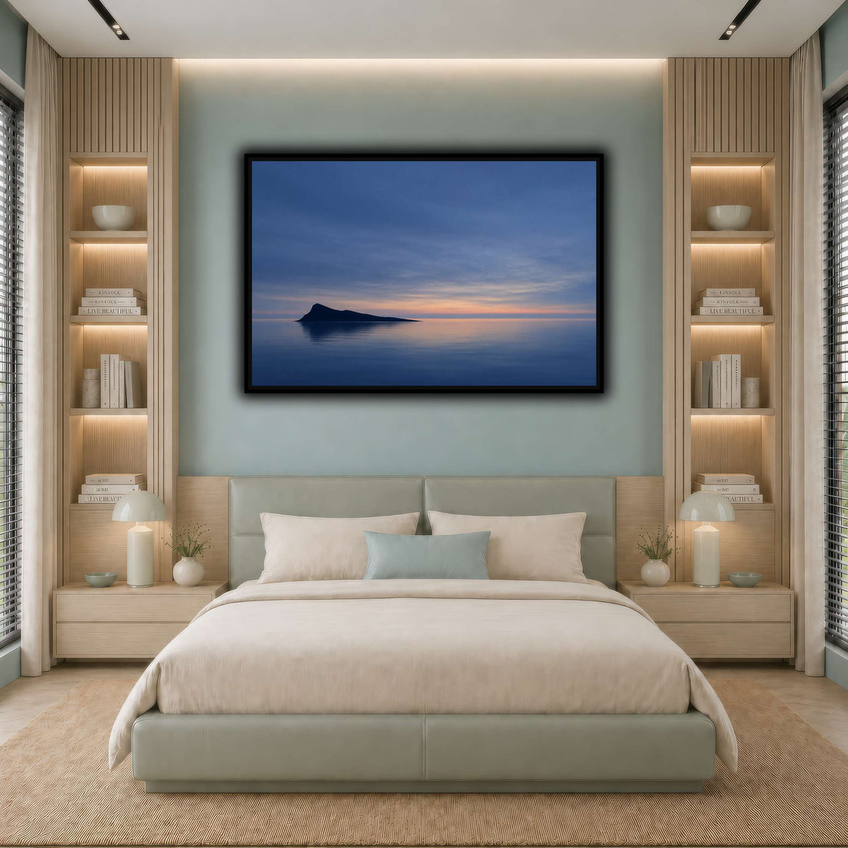 Solitary Island in Blue Hour-9 cool-bedroom