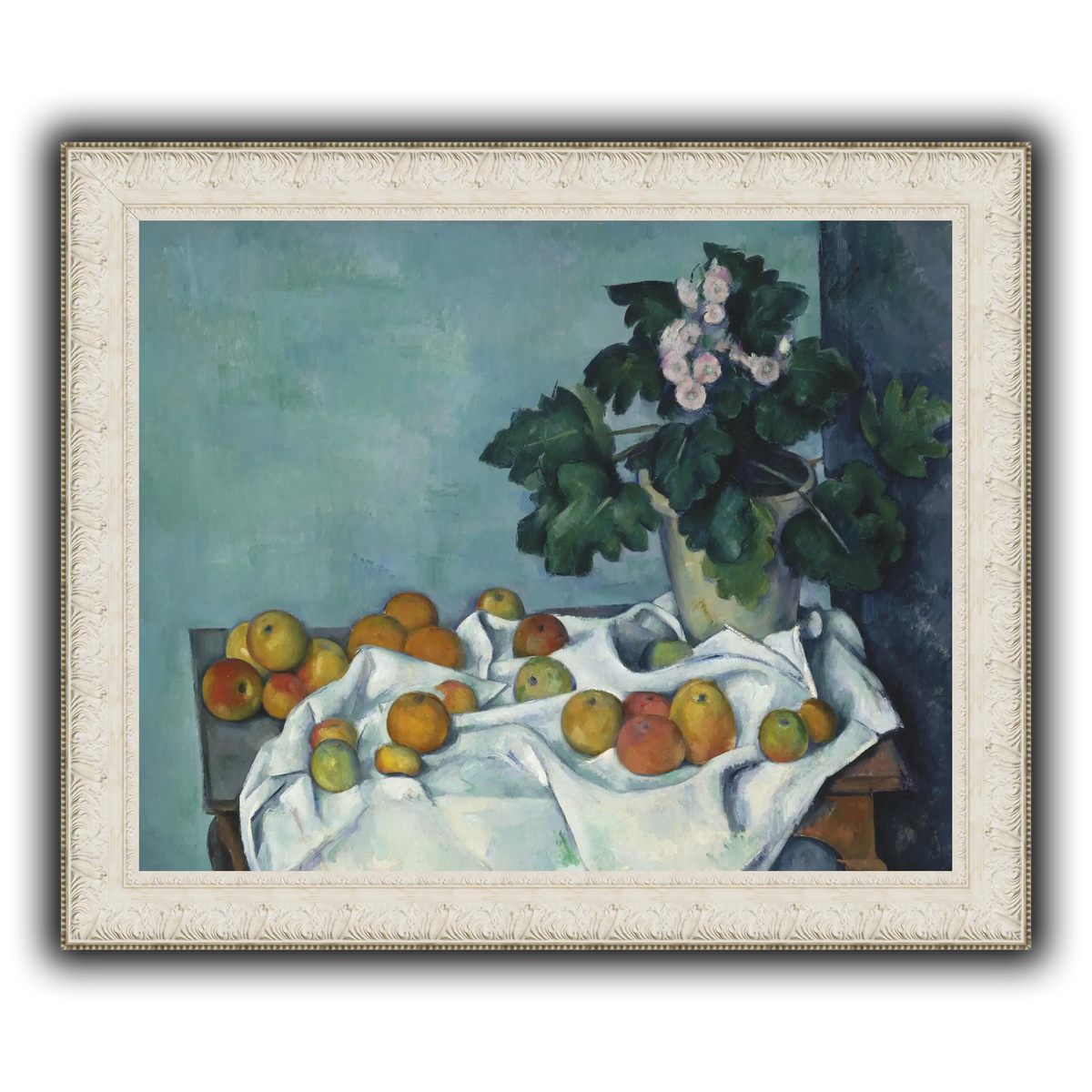 Still_Life_with_Apples_and_a_Pot_of_Primroses_Paul_Cezanne