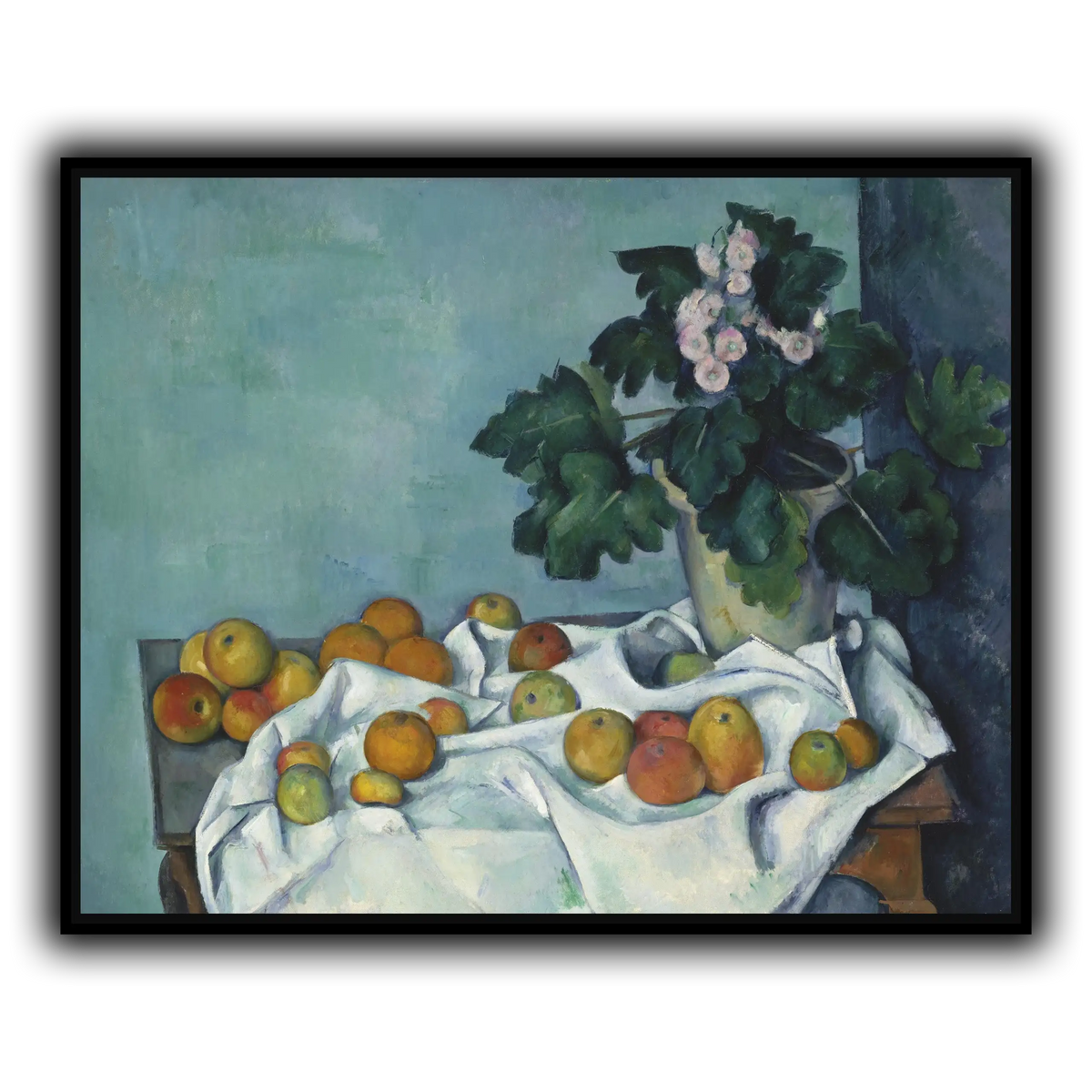 Still_Life_with_Apples_and_a_Pot_of_Primroses_Paul_Cezanne