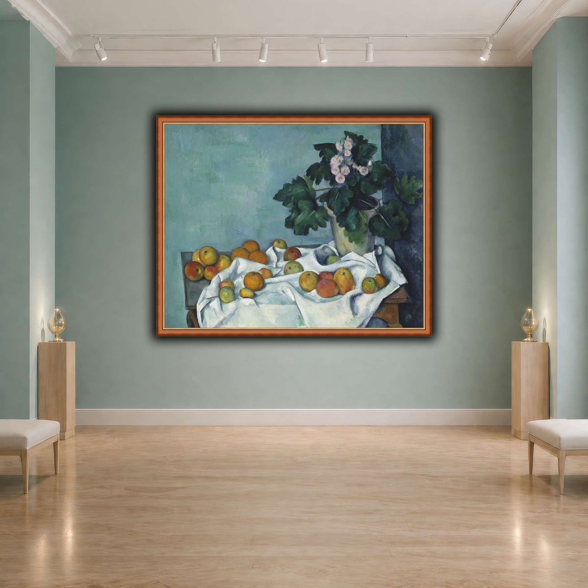 Still_Life_with_Apples_and_a_Pot_of_Primroses_Paul_Cezanne cool-agallery
