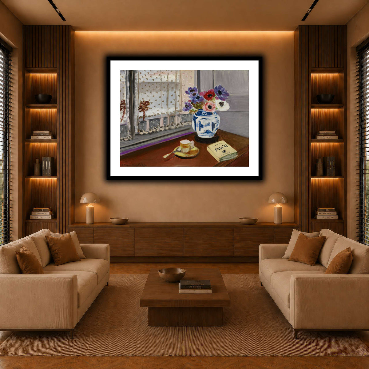 Still_Life_with_Pascal’s_Pensées_Henri_Matisse warm-living-room