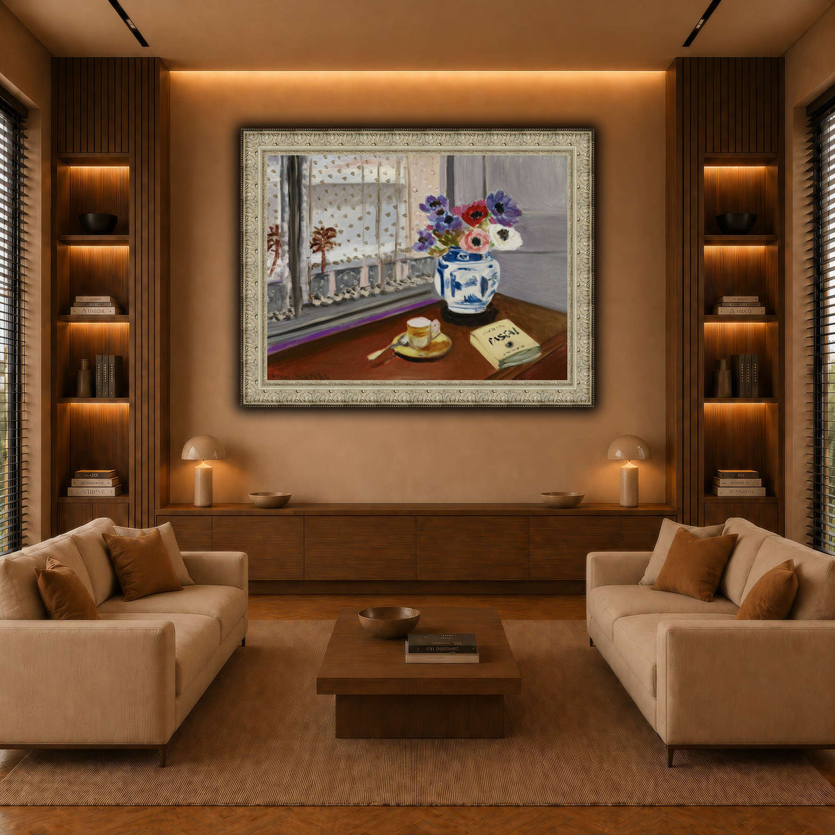 Still_Life_with_Pascal’s_Pensées_Henri_Matisse warm-living-room