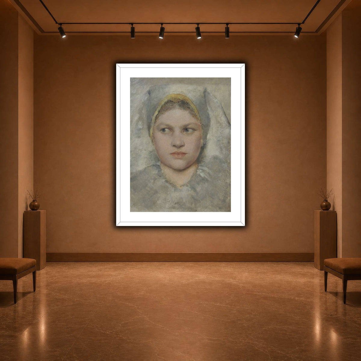 Studienkopf_einer_Hannakin warm-agallery