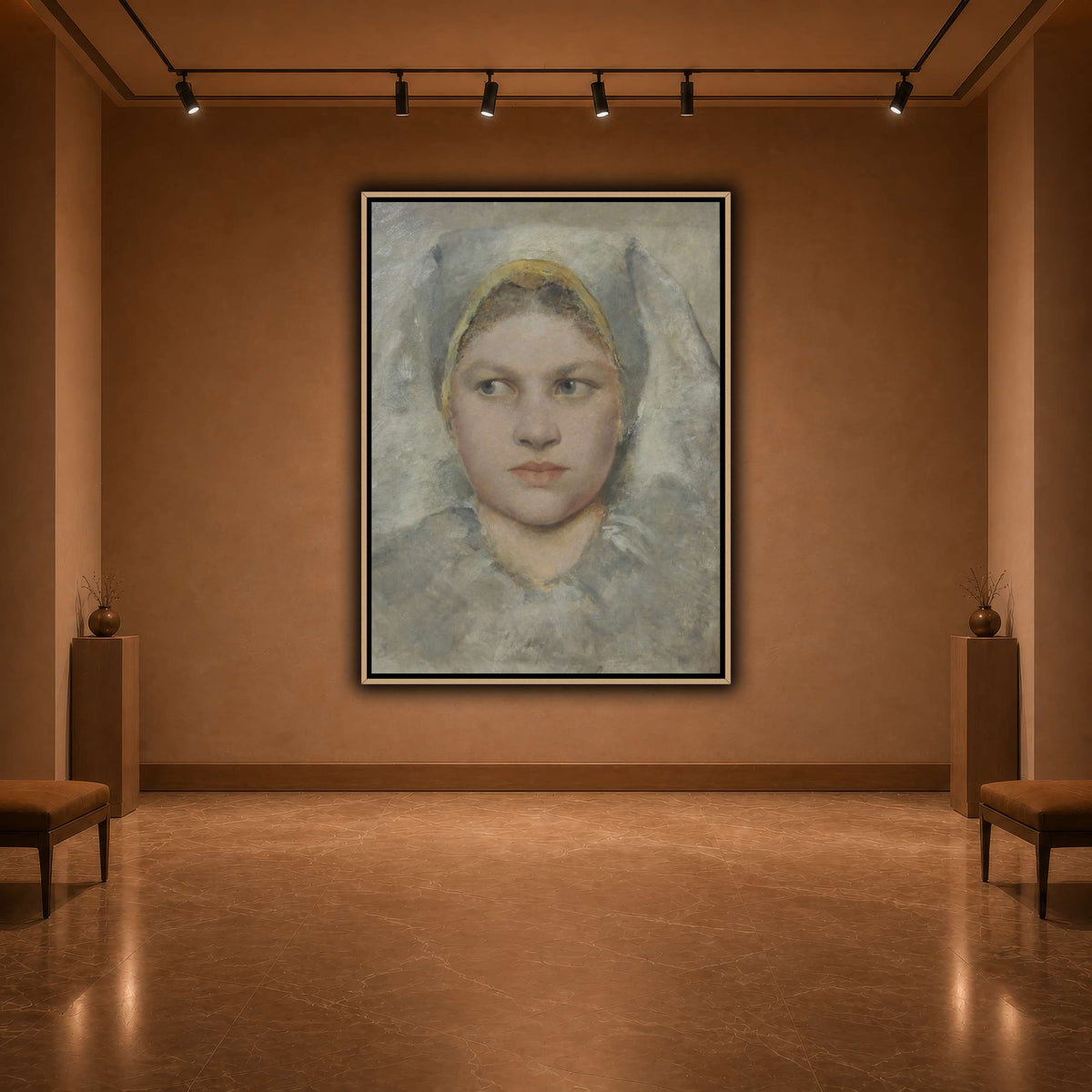 Studienkopf_einer_Hannakin warm-agallery