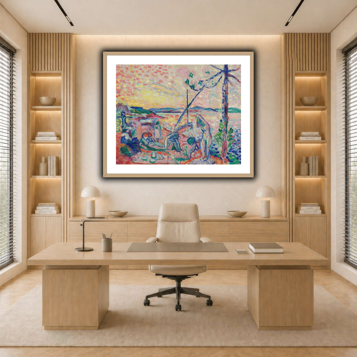 Study_for__Luxe,_calme_Henri_Matisse light neutral-office