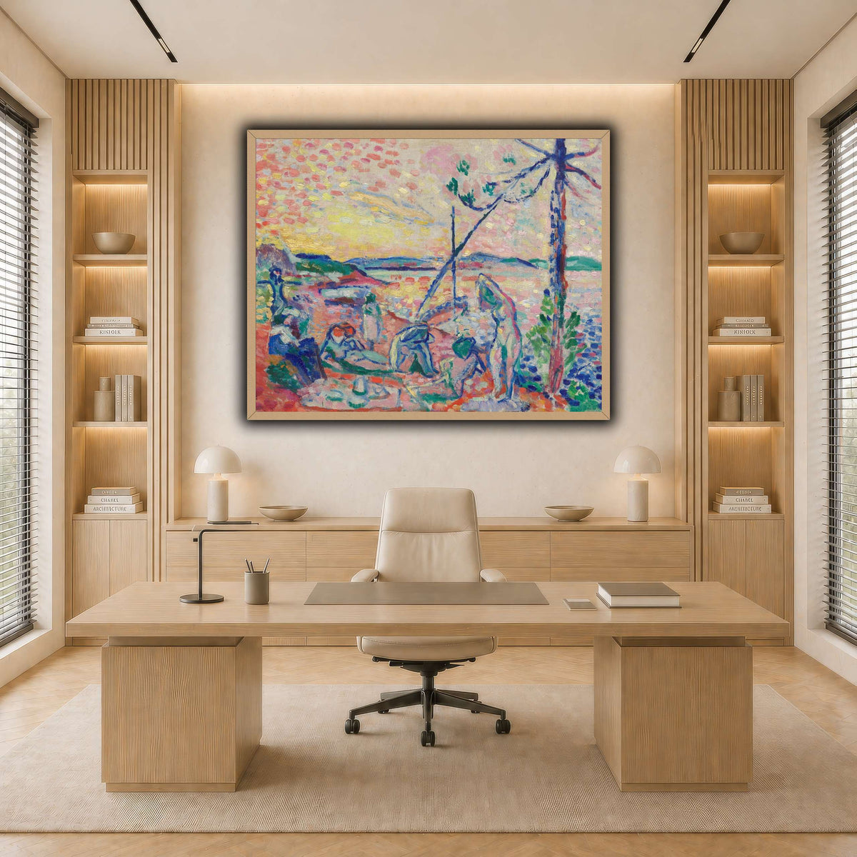 Study_for__Luxe,_calme_Henri_Matisse light neutral-office