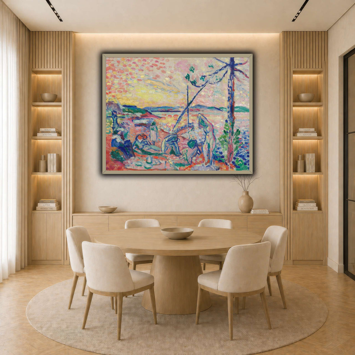 Study_for__Luxe,_calme_Henri_Matisse light neutral-dining room