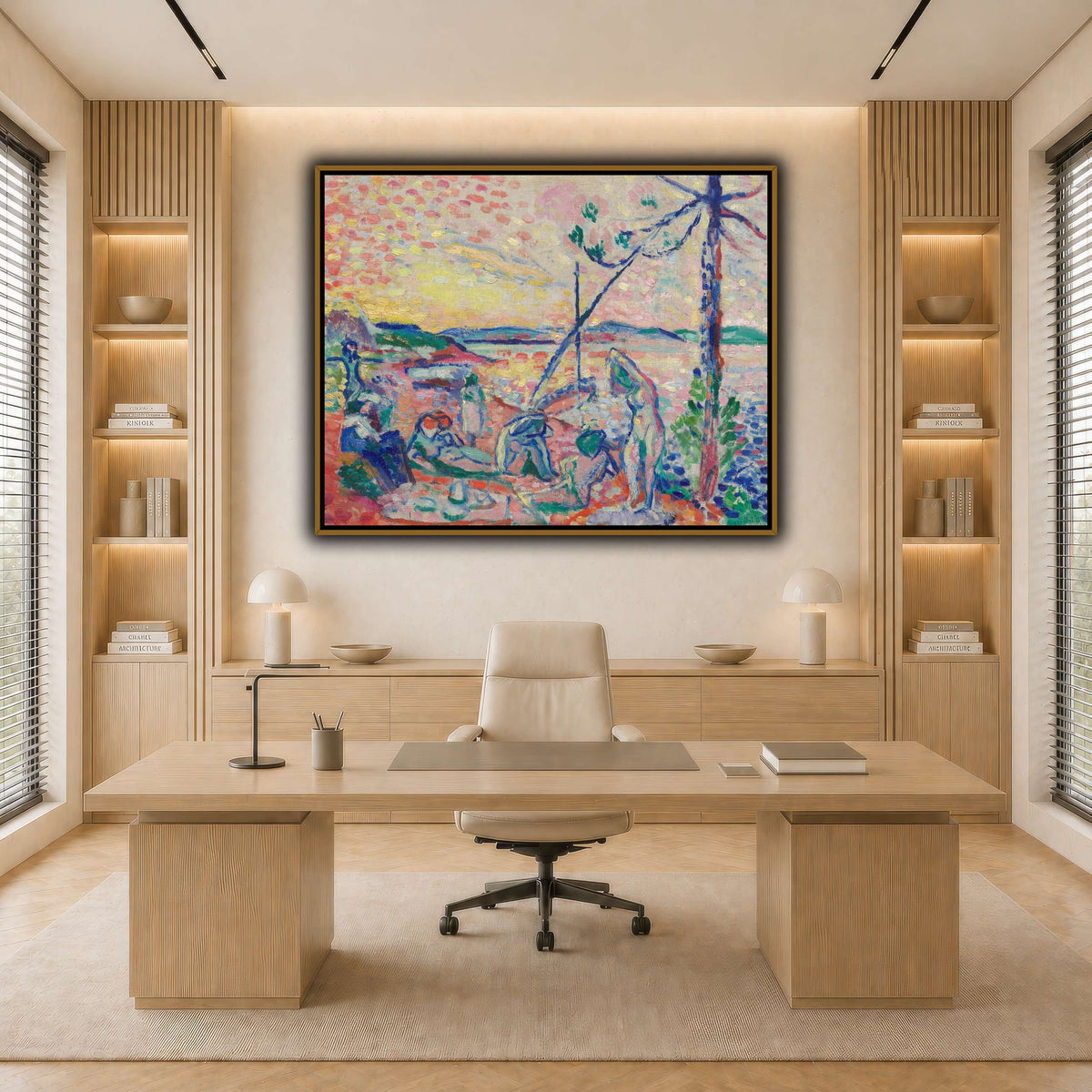 Study_for__Luxe,_calme_Henri_Matisse light neutral-office