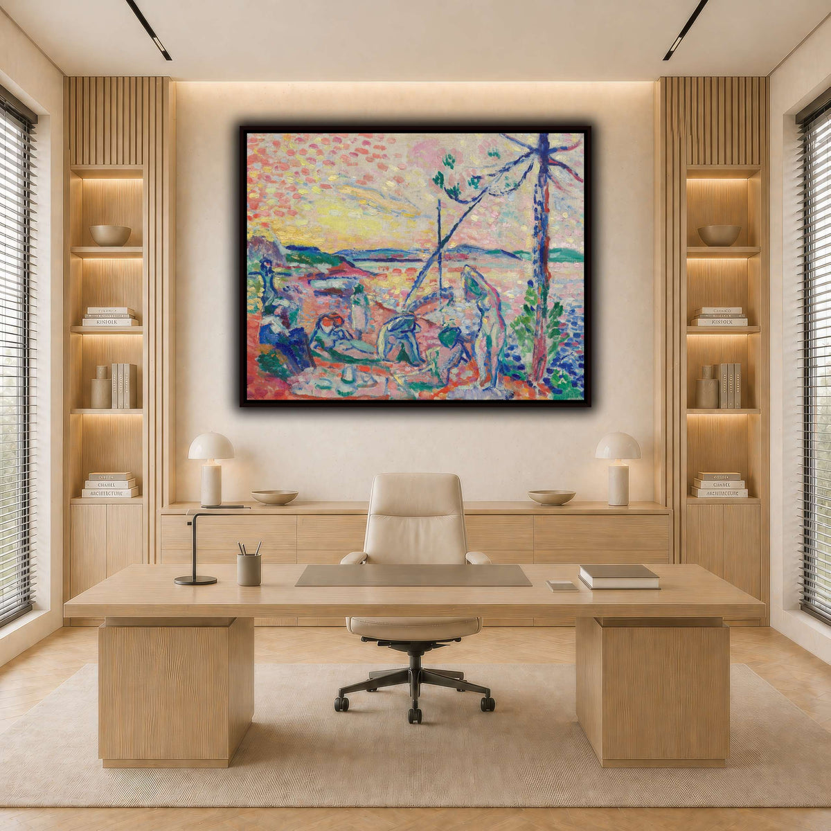 Study_for__Luxe,_calme_Henri_Matisse light neutral-office