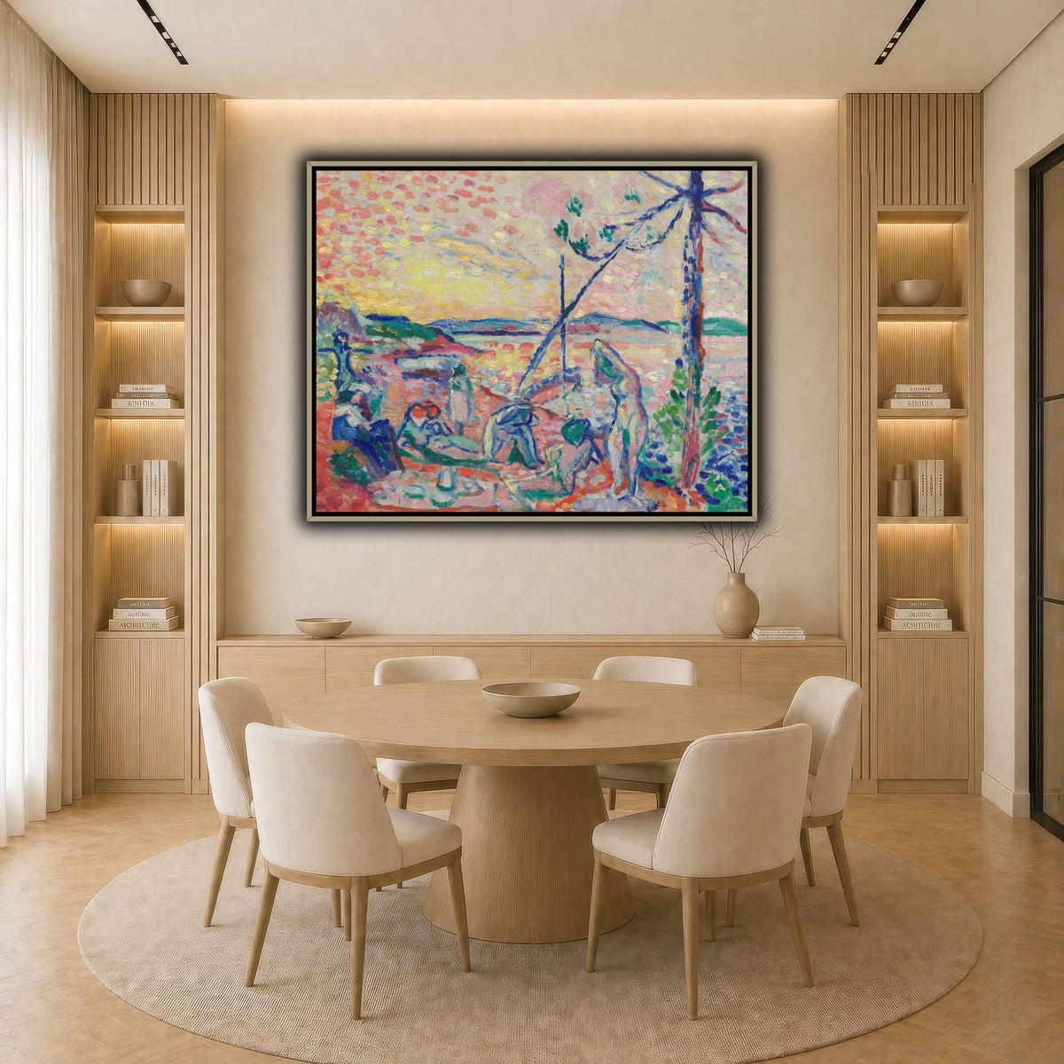 Study_for__Luxe,_calme_Henri_Matisse light neutral-dining room