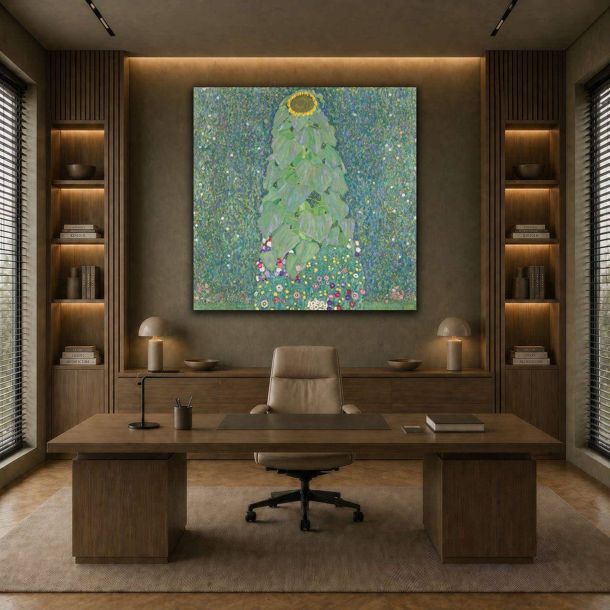 Sunflower_-_Gustav_Klimt earth-office