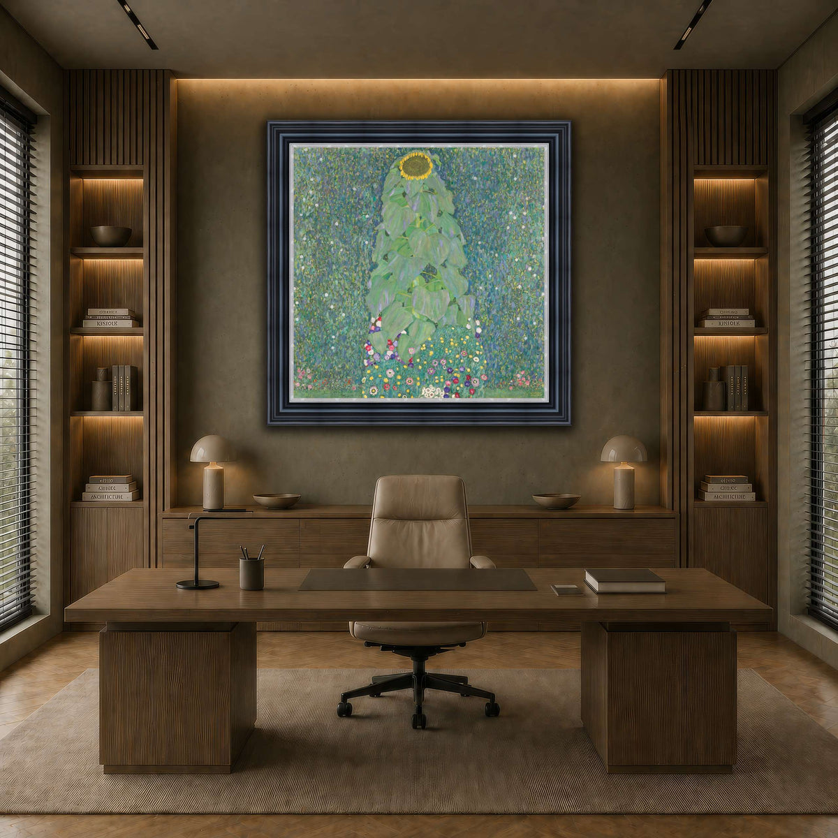 Sunflower_-_Gustav_Klimt earth-office