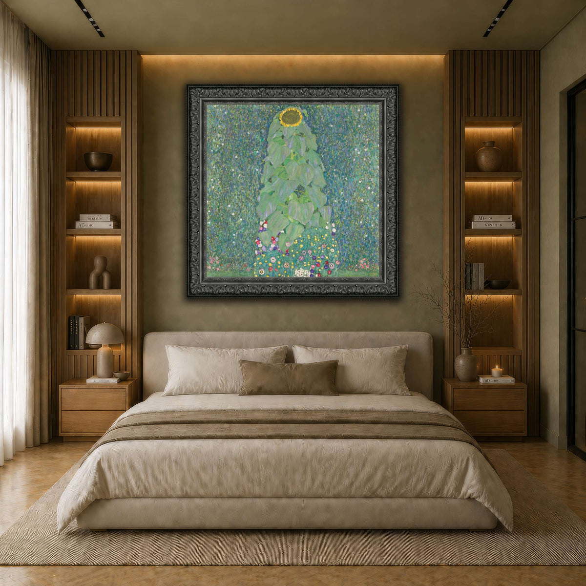 Sunflower_-_Gustav_Klimt earth-bedroom