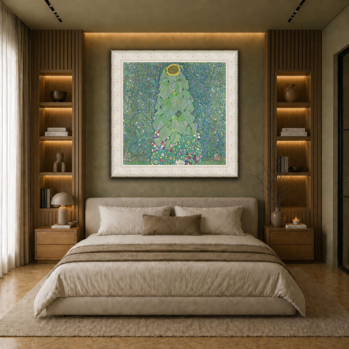 Sunflower_-_Gustav_Klimt earth-bedroom
