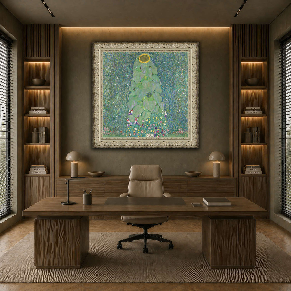 Sunflower_-_Gustav_Klimt earth-office