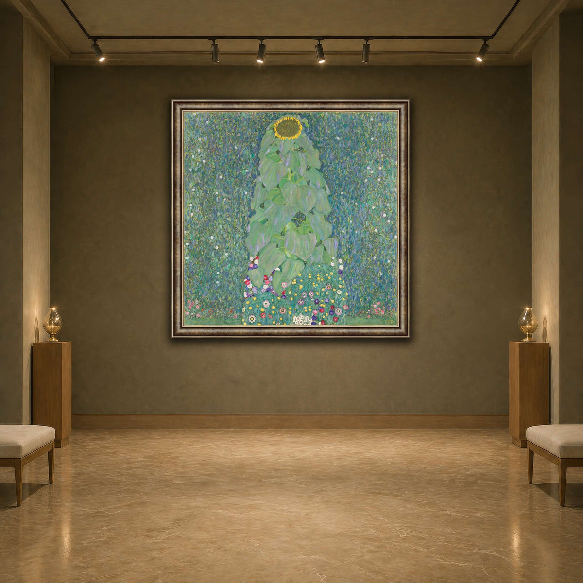 Sunflower_-_Gustav_Klimt earth-agallery