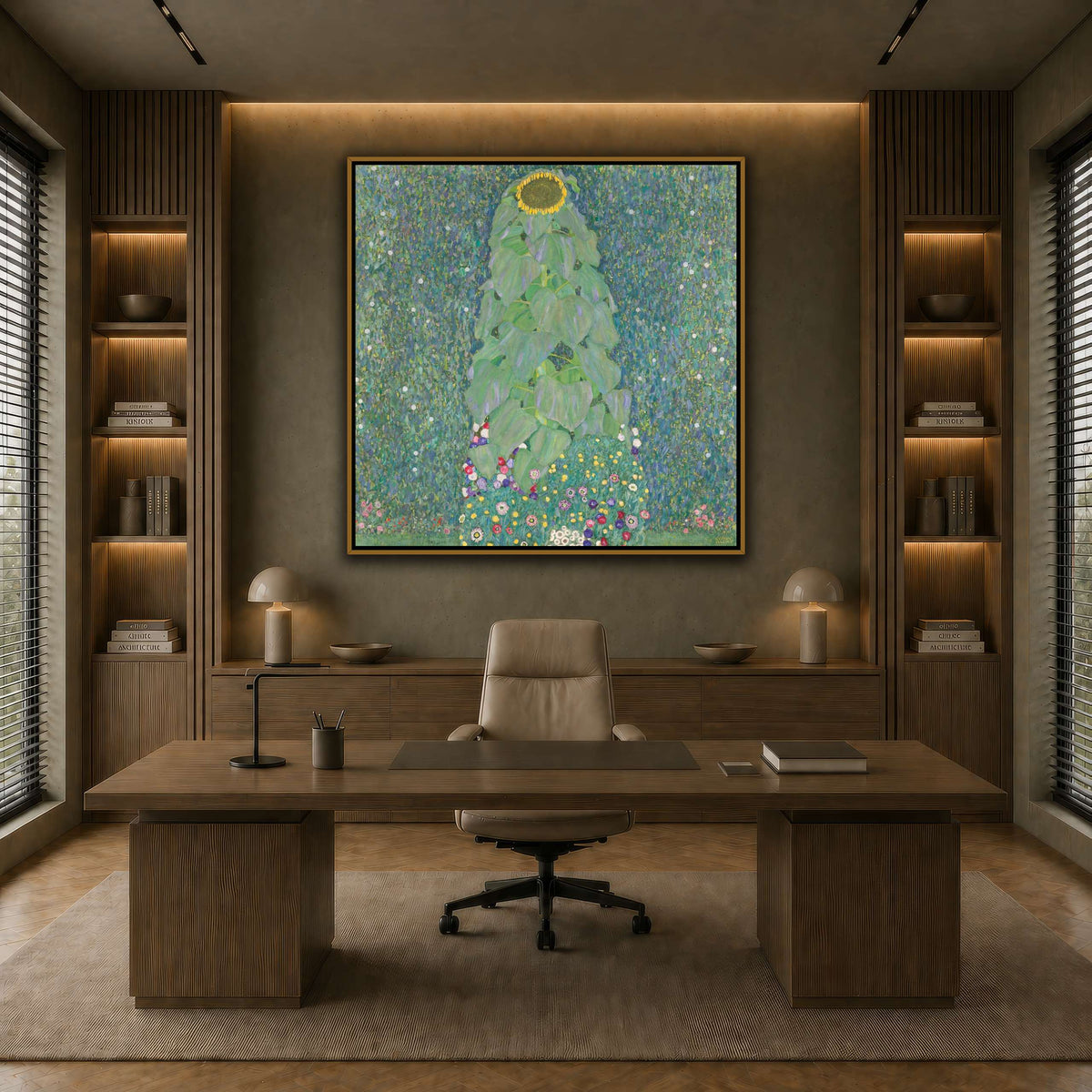 Sunflower_-_Gustav_Klimt earth-office
