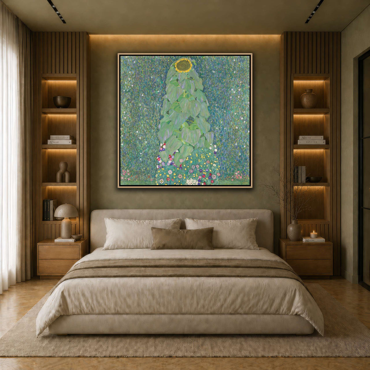 Sunflower_-_Gustav_Klimt earth-bedroom