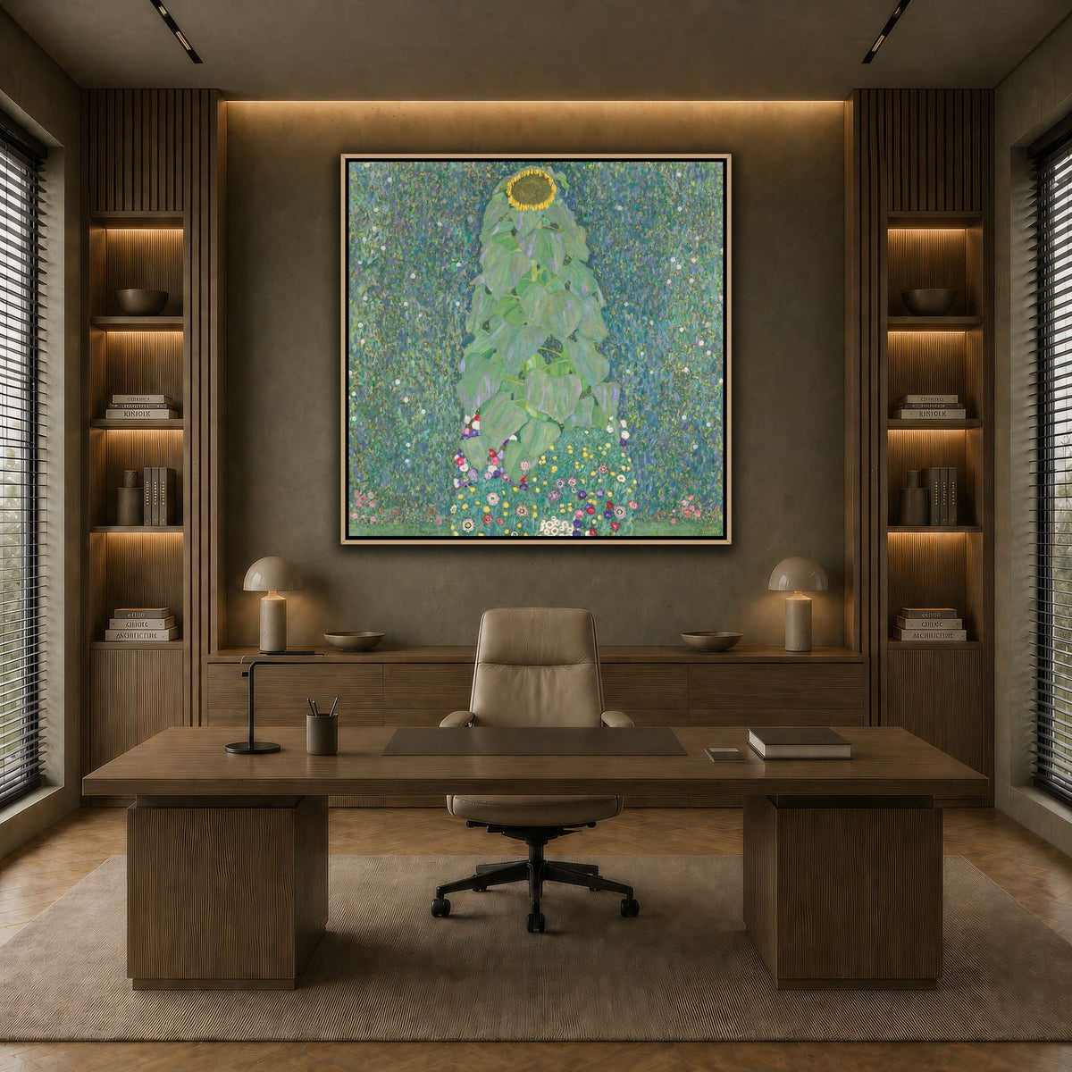Sunflower_-_Gustav_Klimt earth-office