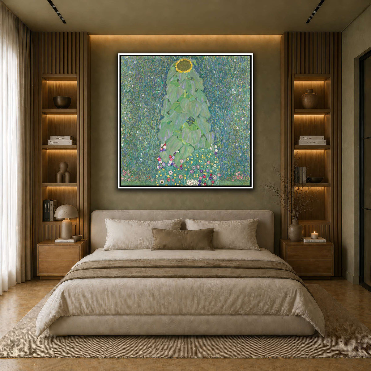 Sunflower_-_Gustav_Klimt earth-bedroom