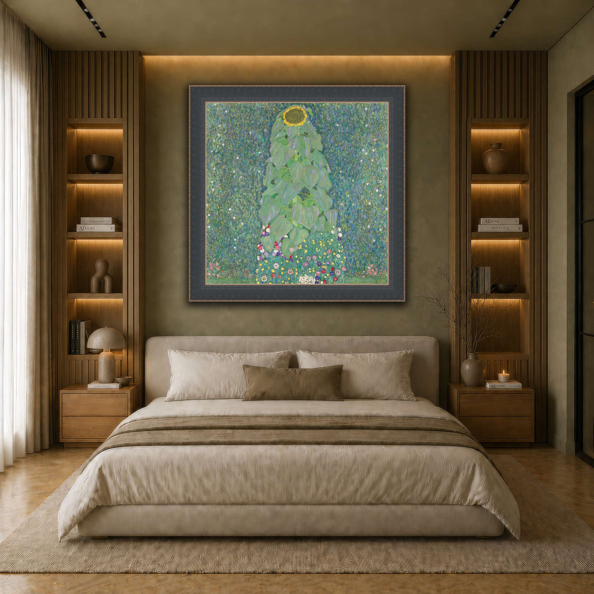 Sunflower_-_Gustav_Klimt earth-bedroom