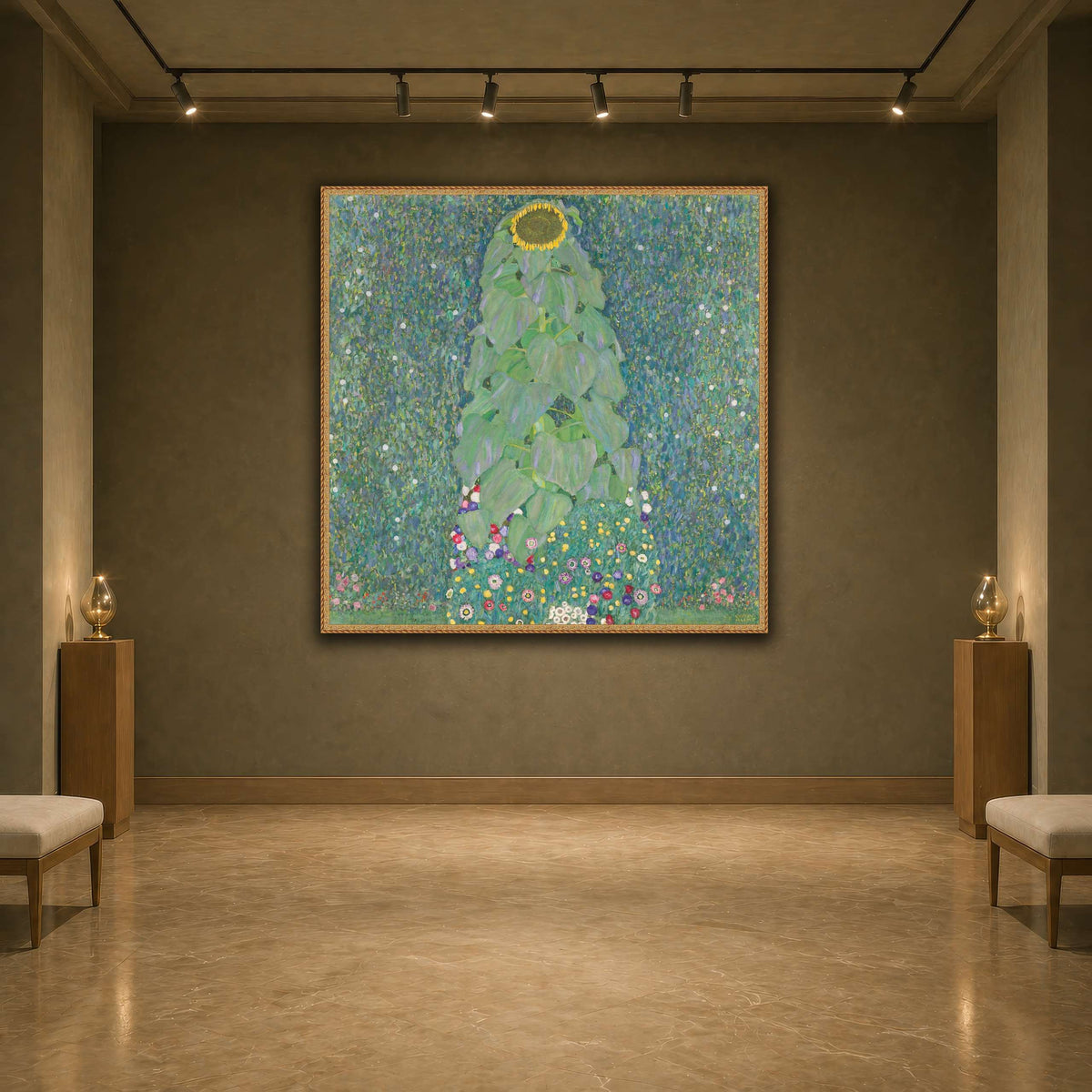 Sunflower_-_Gustav_Klimt earth-agallery