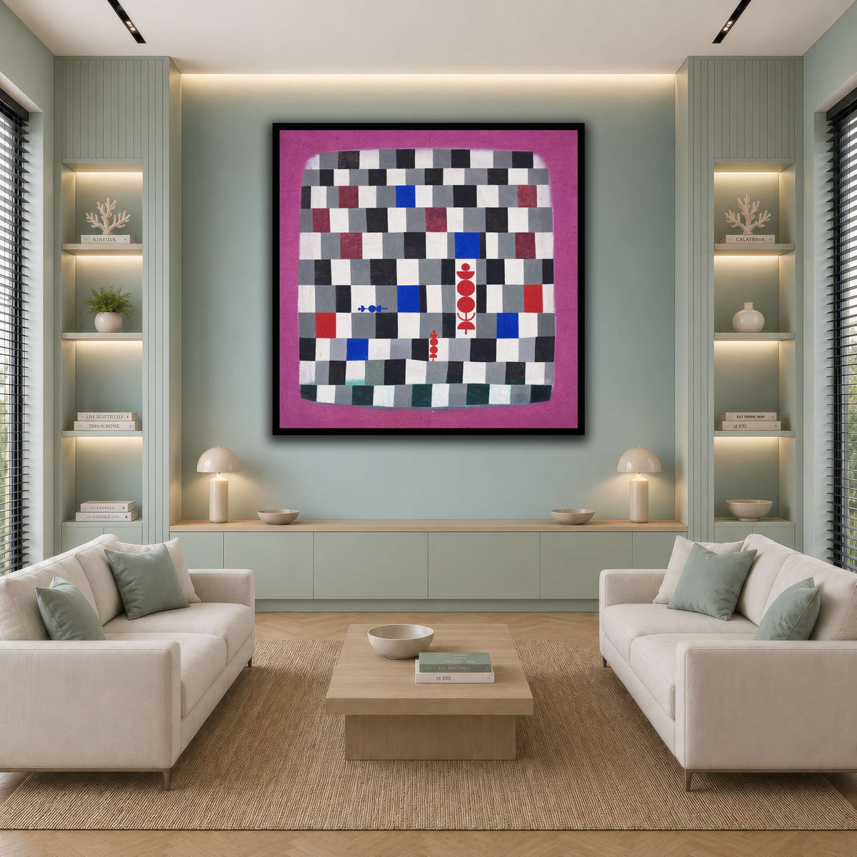 Super-Chess-1937_paul-klee cool-living room