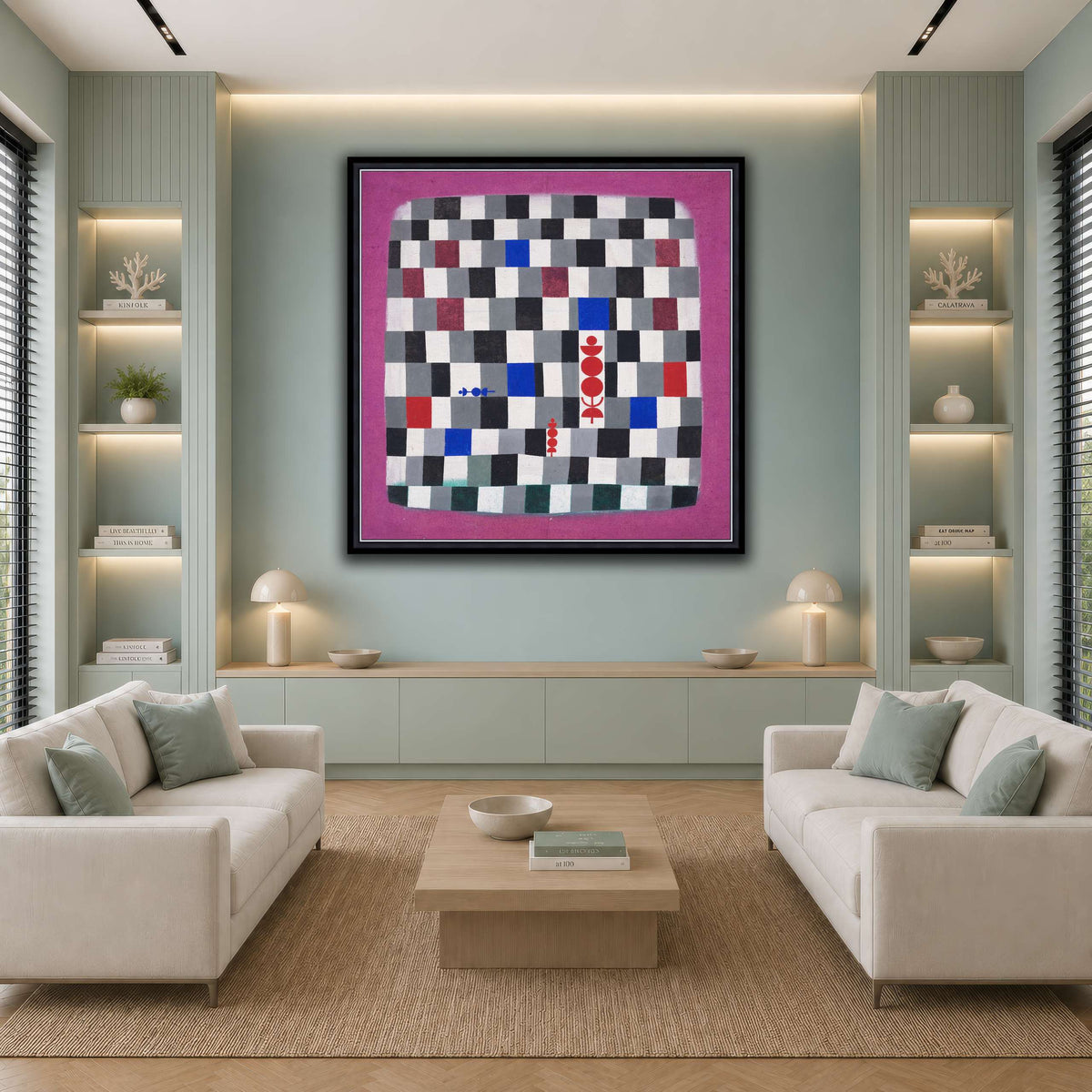 Super-Chess-1937_paul-klee cool-living room