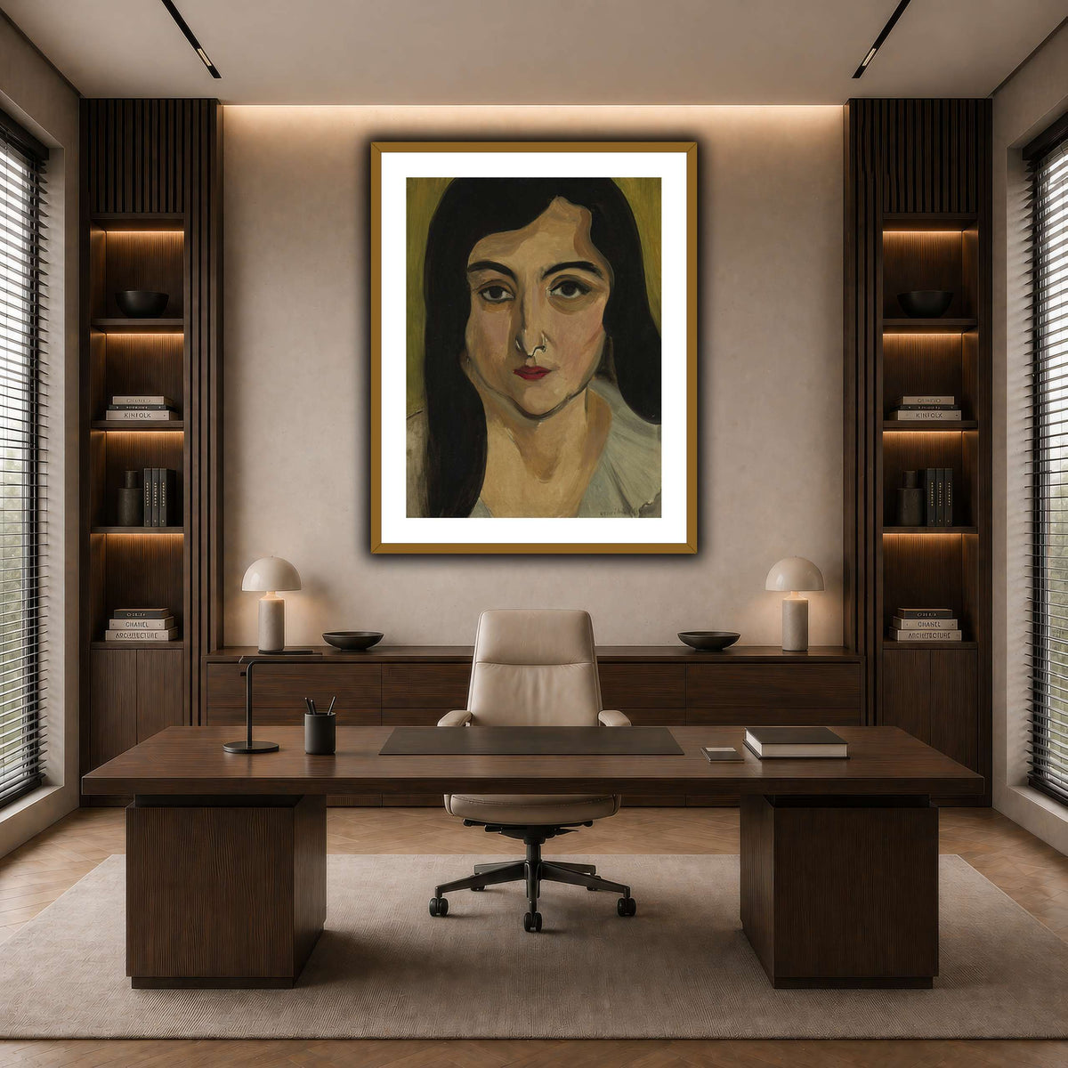 Tête_de_Femme_Henri_Matisse dark neutral-office
