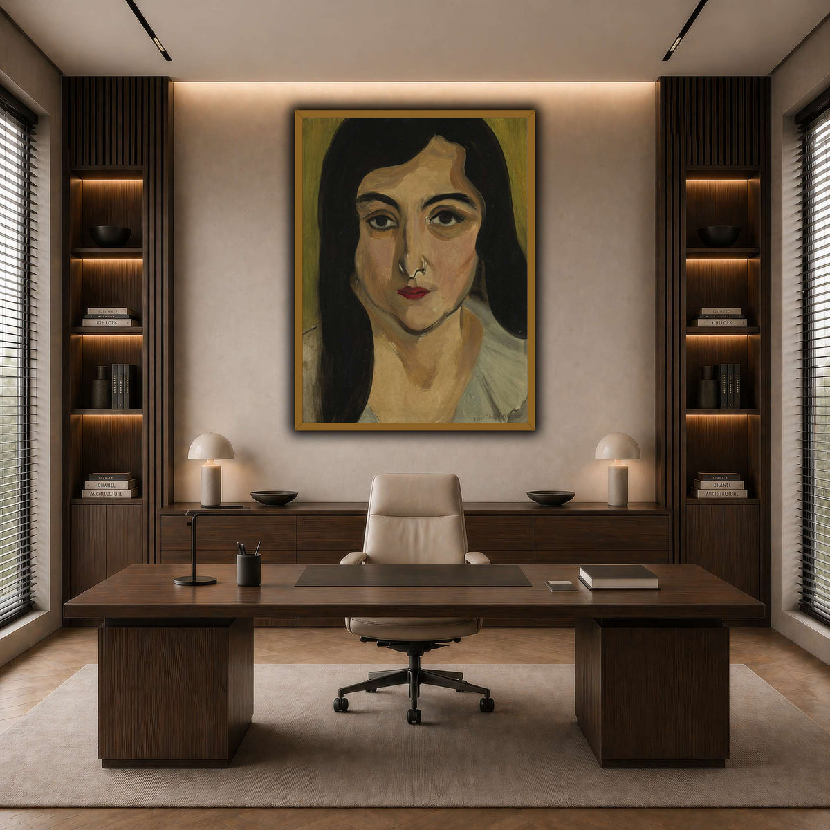 Tête_de_Femme_Henri_Matisse dark neutral-office