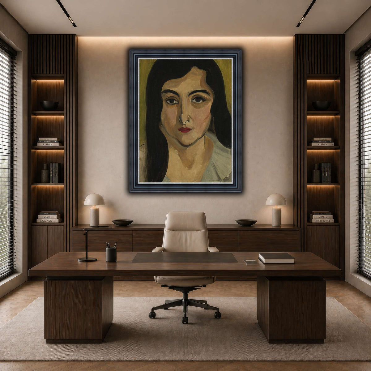 Tête_de_Femme_Henri_Matisse dark neutral-office
