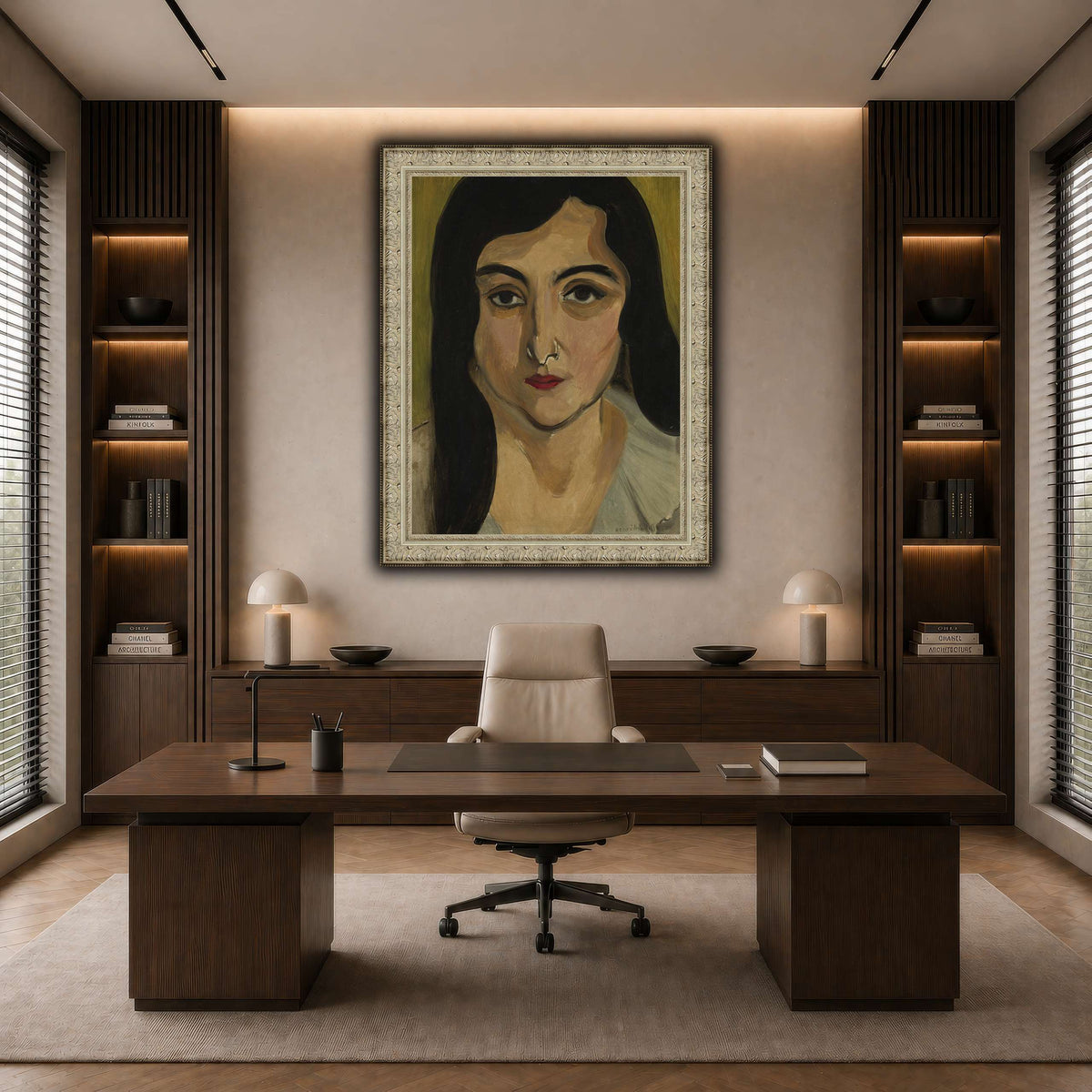 Tête_de_Femme_Henri_Matisse dark neutral-office