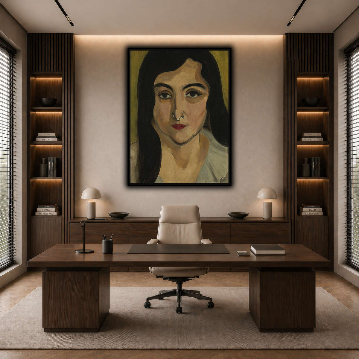 Tête_de_Femme_Henri_Matisse dark neutral-office