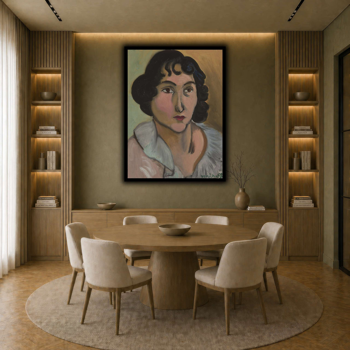 Tête_de_Jeune_Fille_Henri_Matisse earth-dining room