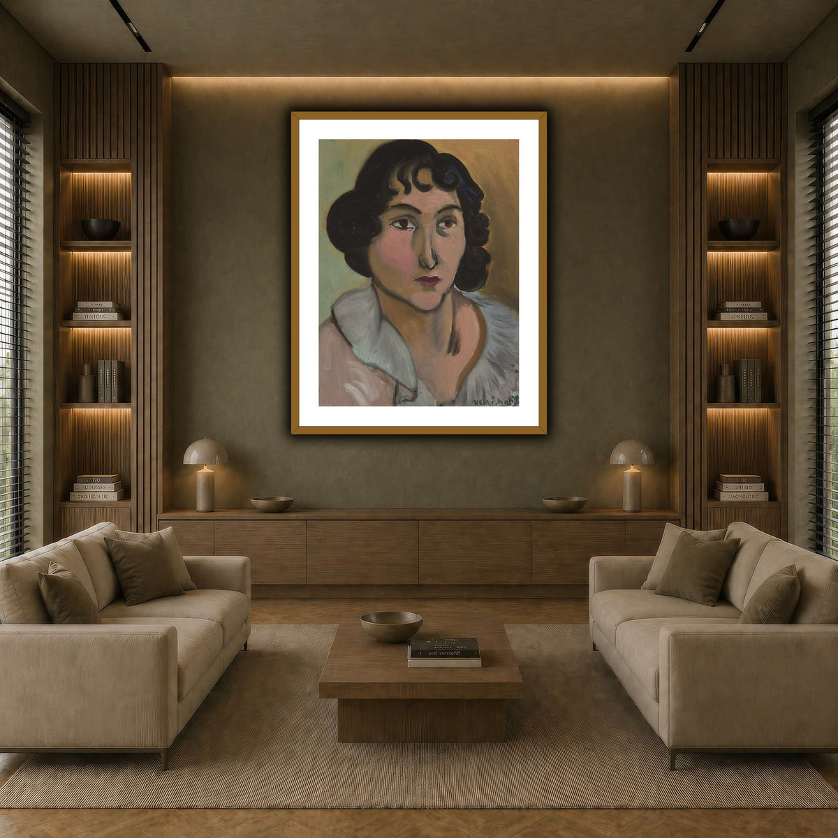 Tête_de_Jeune_Fille_Henri_Matisse earth-living room