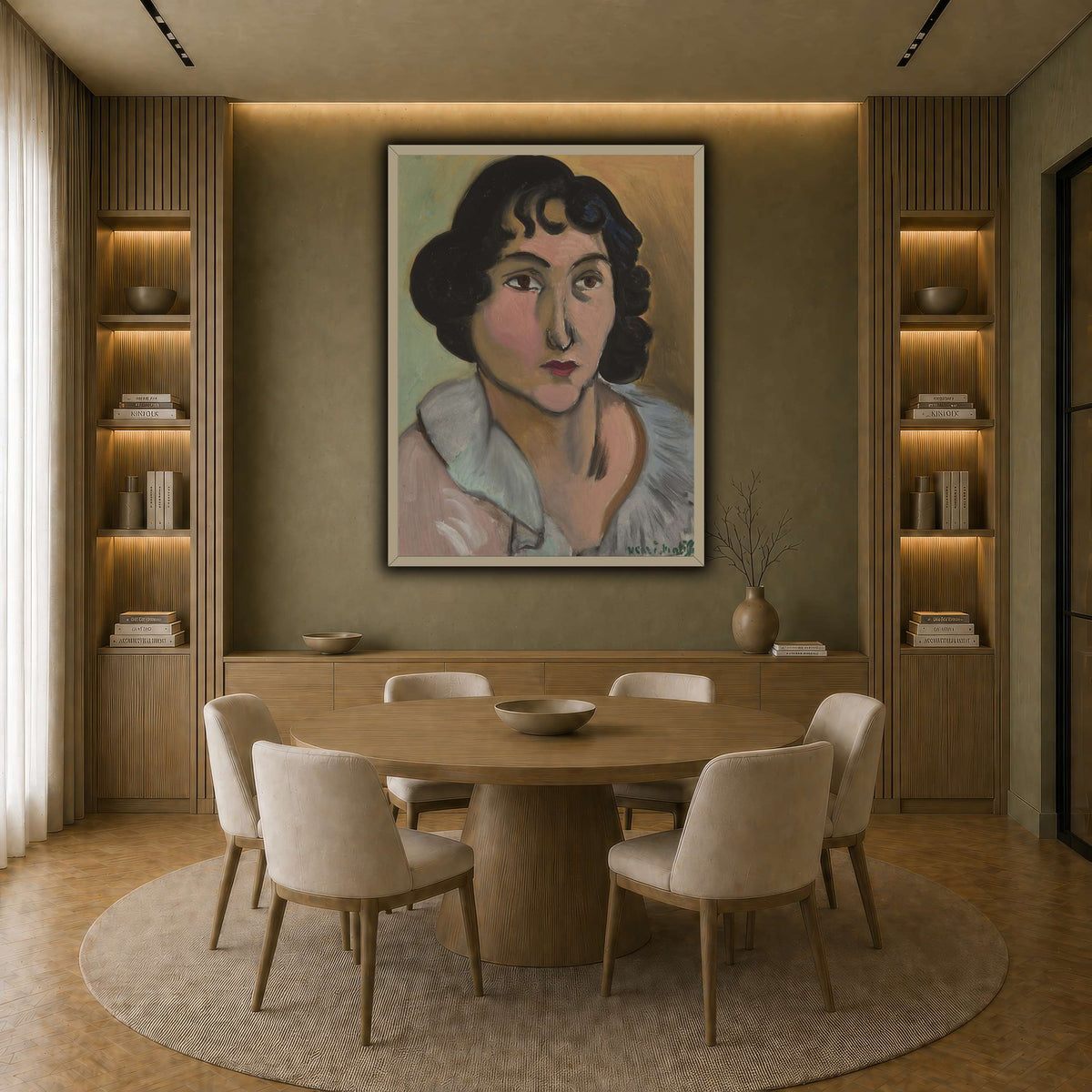 Tête_de_Jeune_Fille_Henri_Matisse earth-dining room