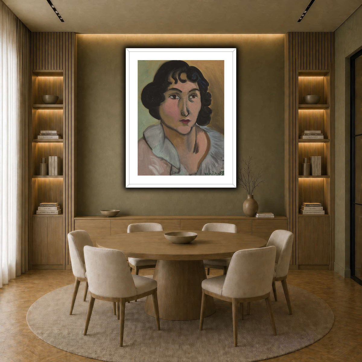 Tête_de_Jeune_Fille_Henri_Matisse earth-dining room