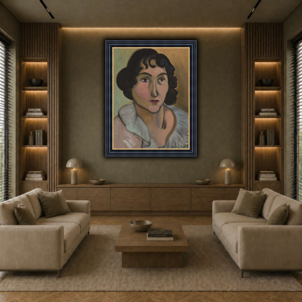 Tête_de_Jeune_Fille_Henri_Matisse earth-living room