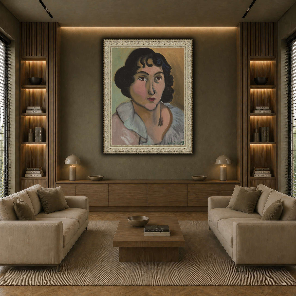 Tête_de_Jeune_Fille_Henri_Matisse earth-living room