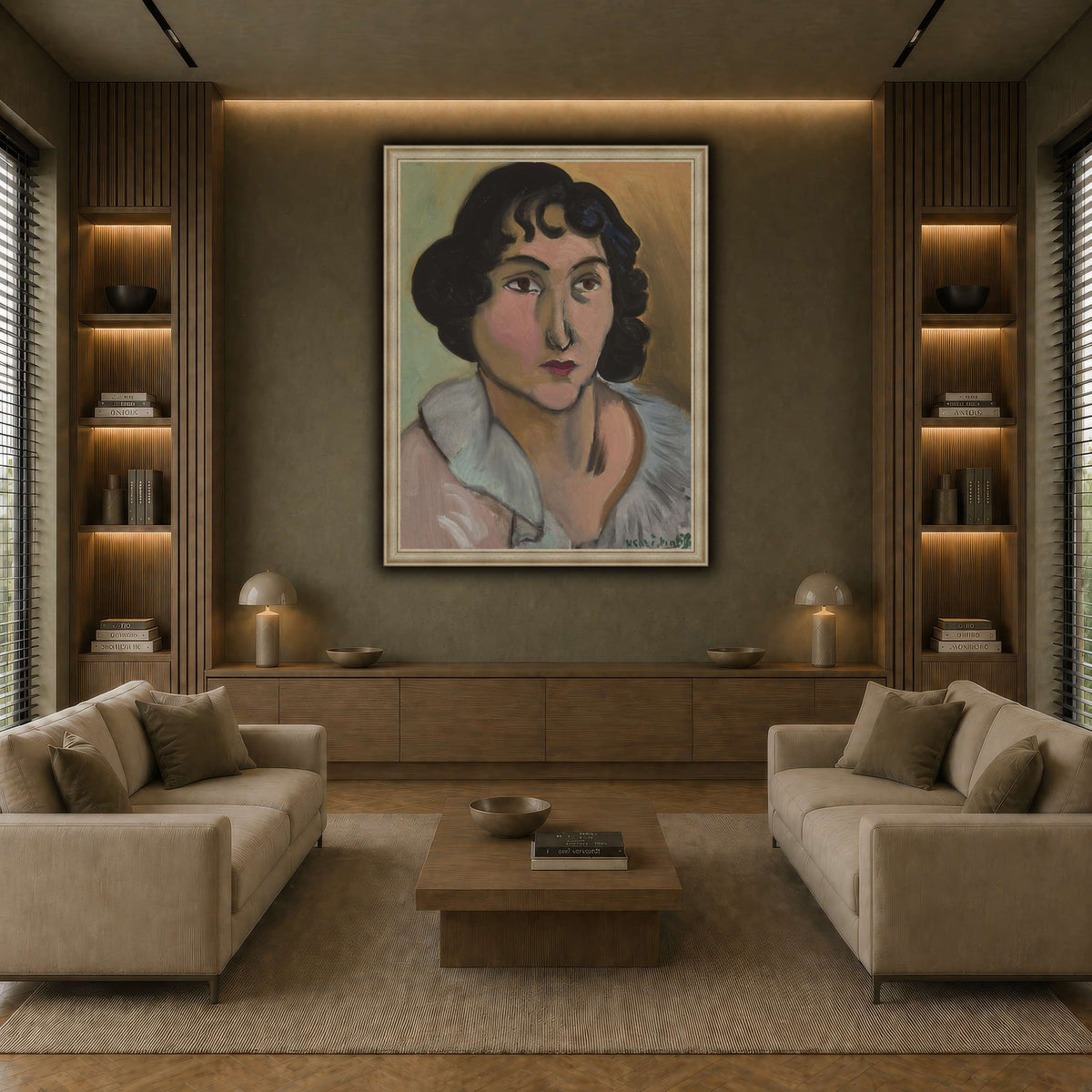 Tête_de_Jeune_Fille_Henri_Matisse earth-living room