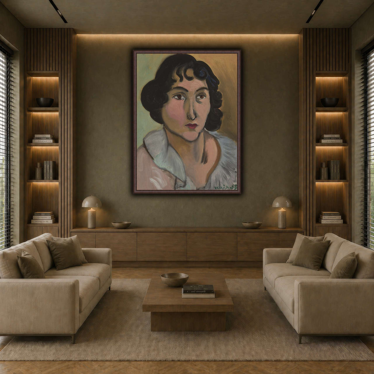 Tête_de_Jeune_Fille_Henri_Matisse earth-living room