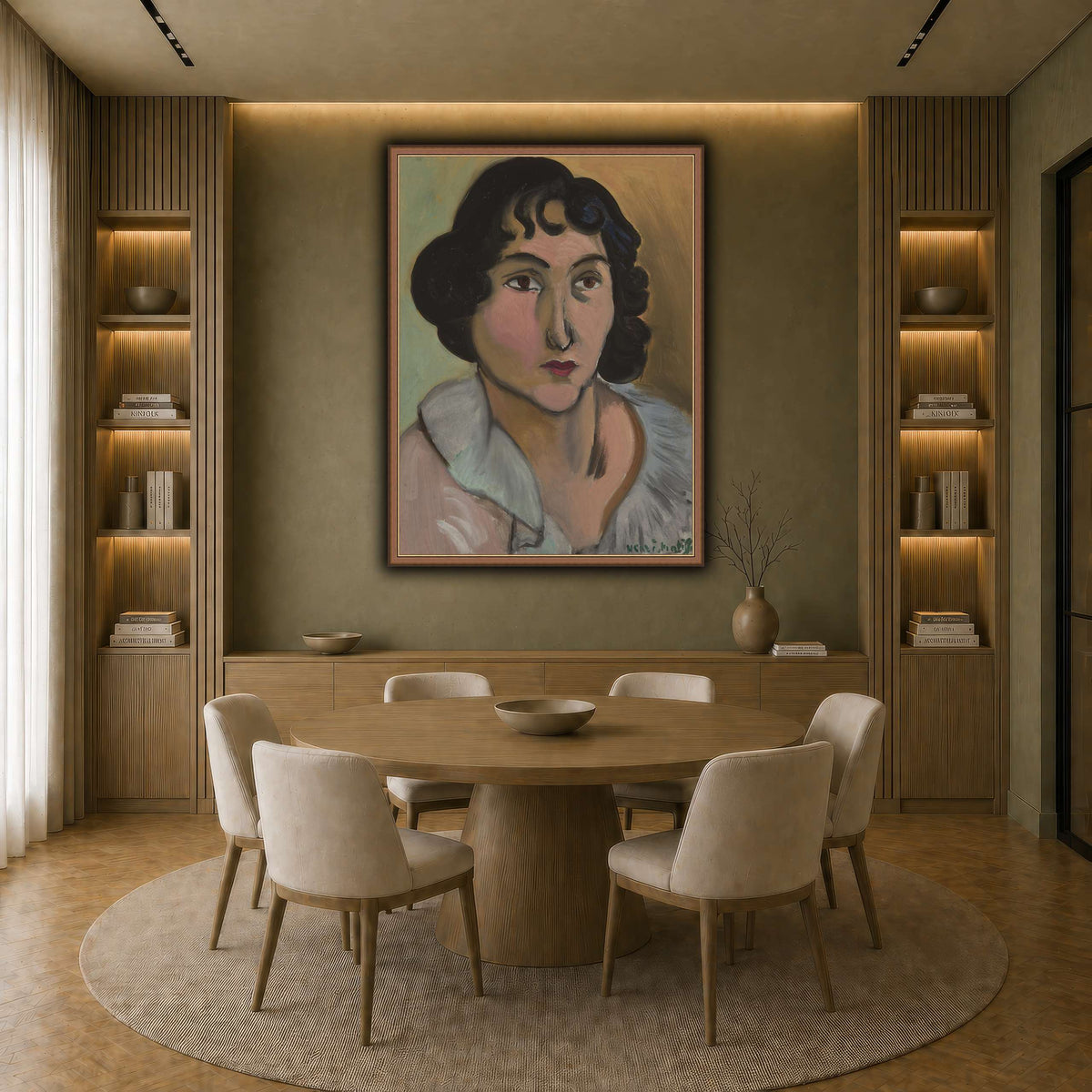 Tête_de_Jeune_Fille_Henri_Matisse earth-dining room