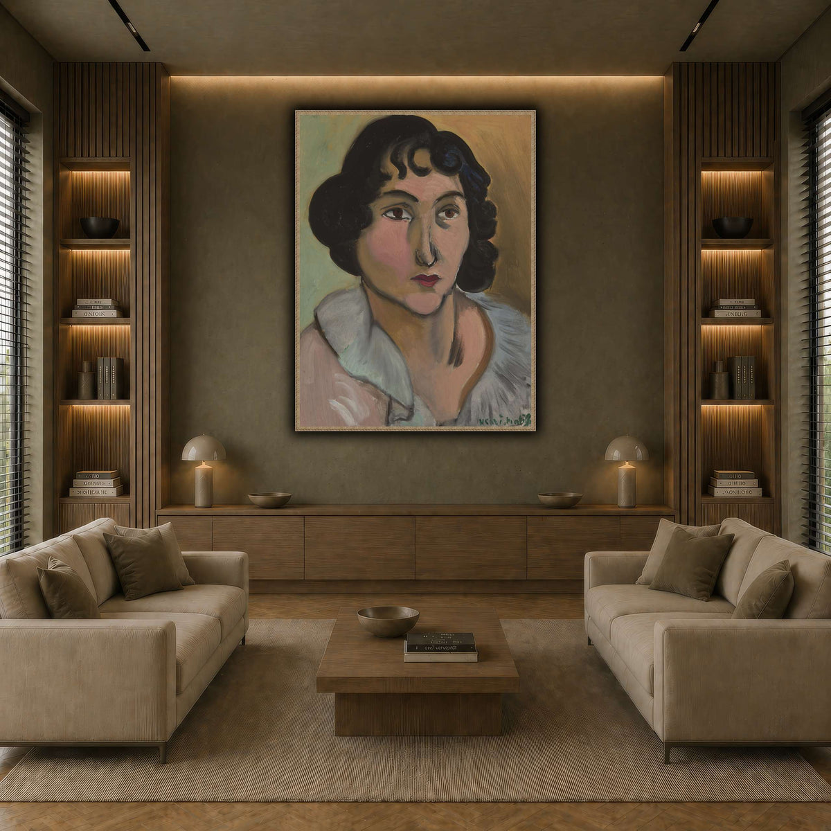 Tête_de_Jeune_Fille_Henri_Matisse earth-living room