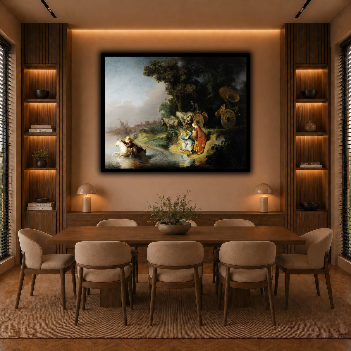 The_Abduction_of_Europa_Rembrandt-van-Rijn warm-dining room
