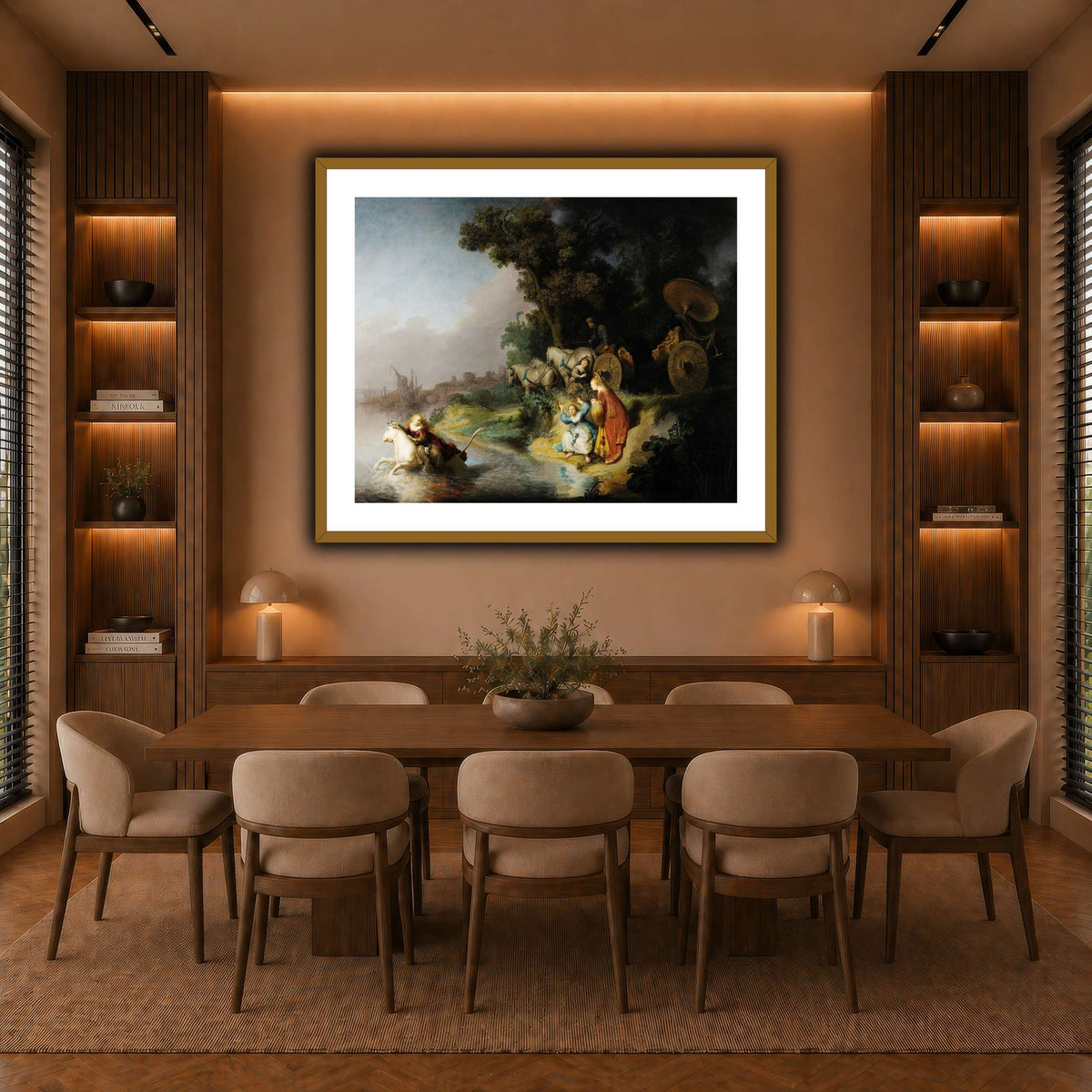 The_Abduction_of_Europa_Rembrandt-van-Rijn warm-dining room