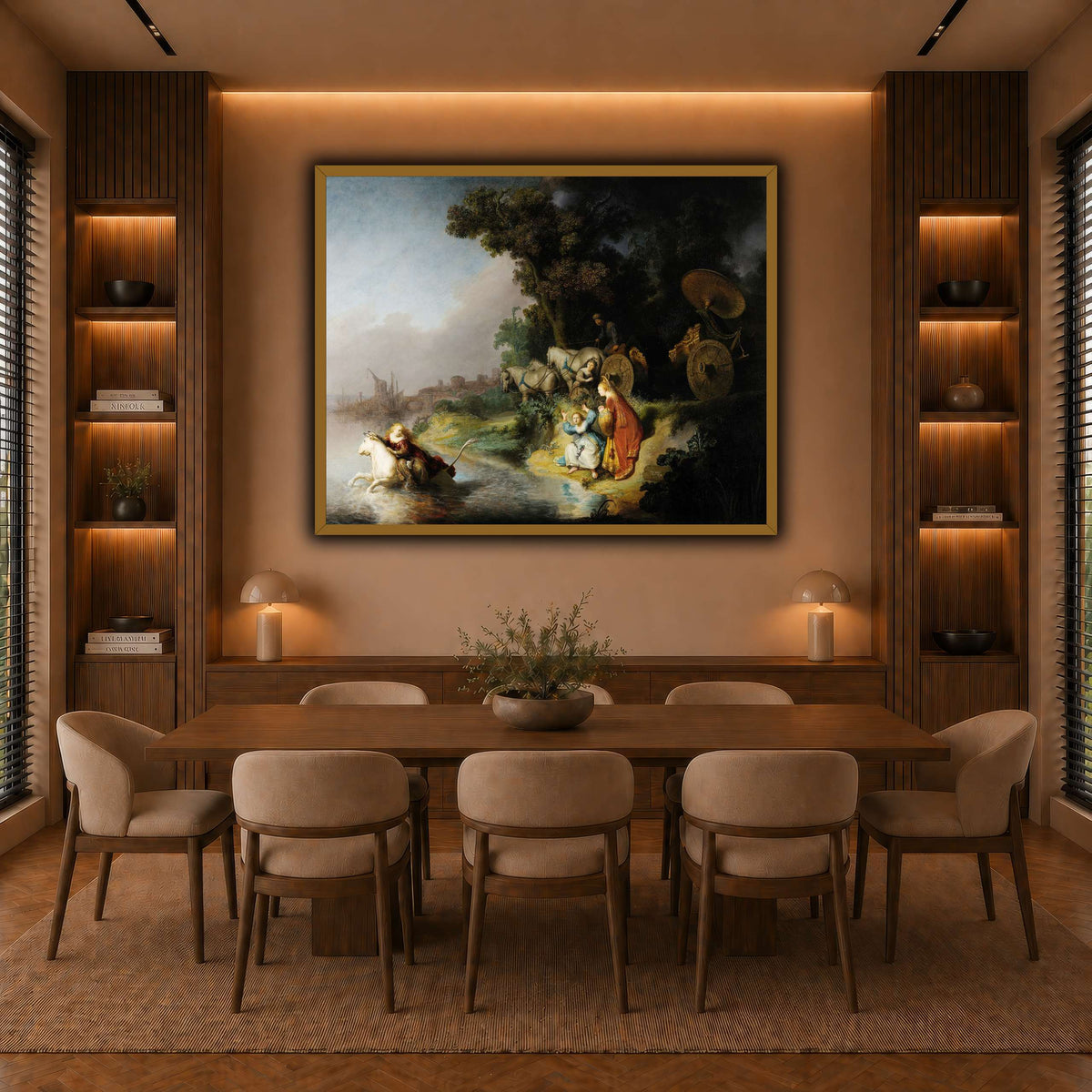 The_Abduction_of_Europa_Rembrandt-van-Rijn warm-dining room