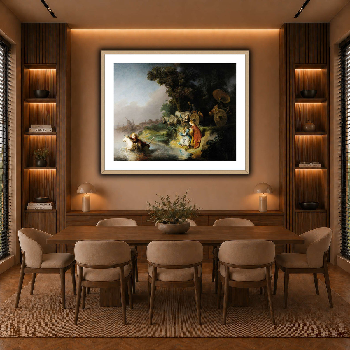 The_Abduction_of_Europa_Rembrandt-van-Rijn warm-dining room