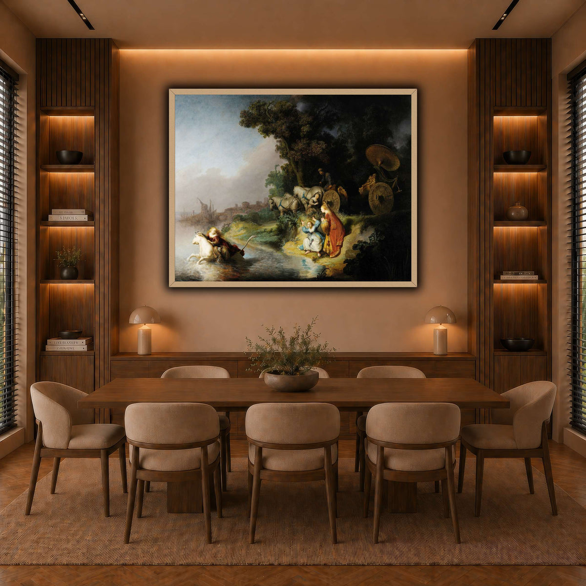 The_Abduction_of_Europa_Rembrandt-van-Rijn warm-dining room